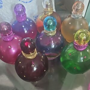Colorful Perfume Bottle Set.. SOLD INDIVIDUALLY... limited Edition.. ITS BRITNEY